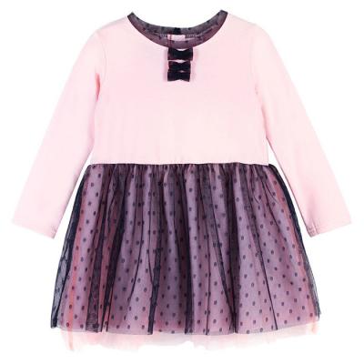 Платье с рюшами L